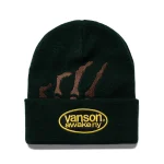 Vanson Skeleton Beanie Green