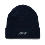 Loose Gauge Knit Beanie Blue
