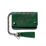 Vanson Skeleton Wallet Green