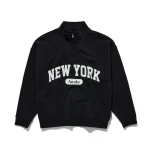 New York Arch Quarter Zip Black