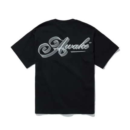 Script Tee Black