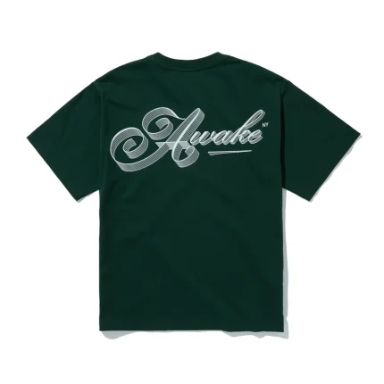 Script Tee Green