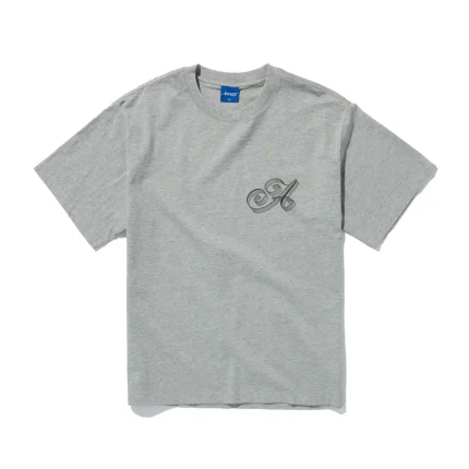 Script Tee Grey
