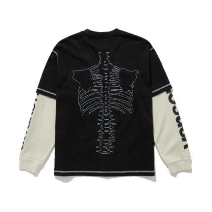 Vanson Skeleton Waffle Tee