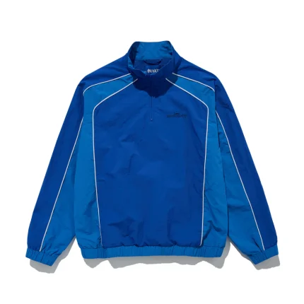 Quarter Zip Track Jacket Blue