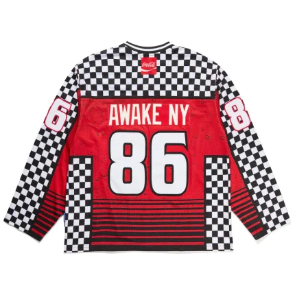 AWAKE NY x Coca-Cola "Ice Cold" Hockey Jersey Red