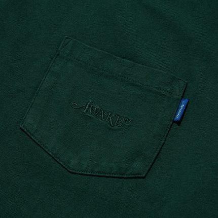 Classic Logo Pocket Tee Green